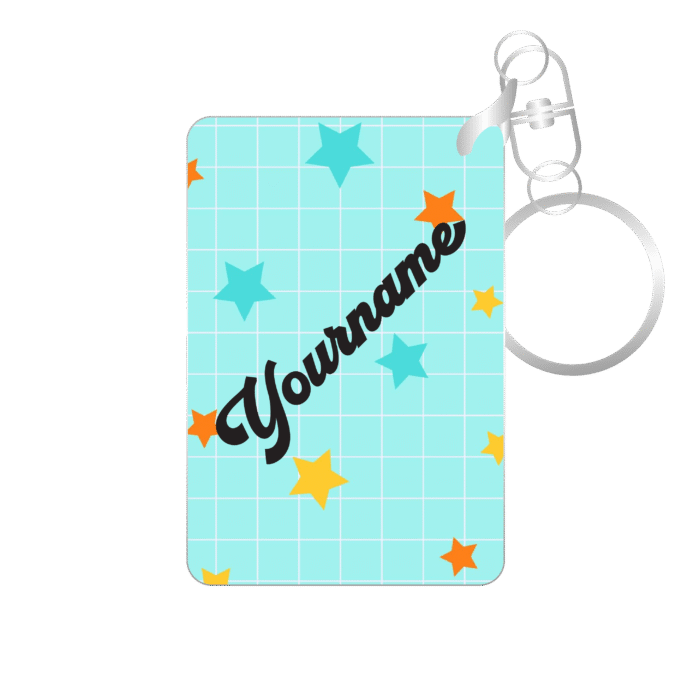 Customize Name Keychain
